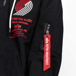 Portland Trail Blazers Alpha Industries X New Era Pinwheel Hoodie - Rip City Clothing