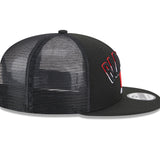 Portland Trail Blazers Black Mesh Snapback - OSFA - 