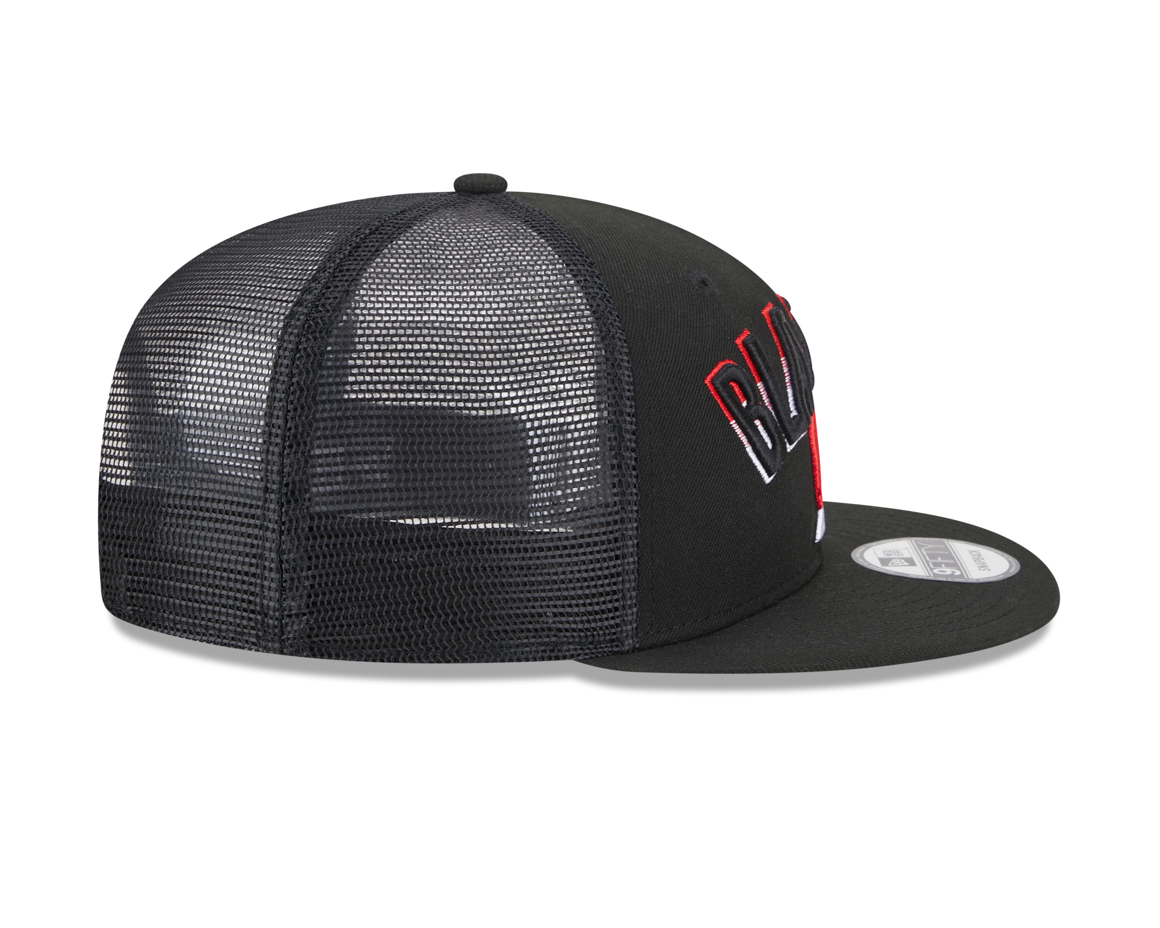 Portland Trail Blazers Black Mesh Snapback - OSFA - 