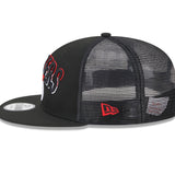 Portland Trail Blazers Black Mesh Snapback - OSFA - 