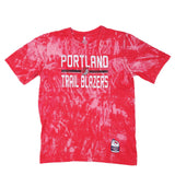 Portland Trail Blazers Bleached By Josh Upcycled Youth Tee