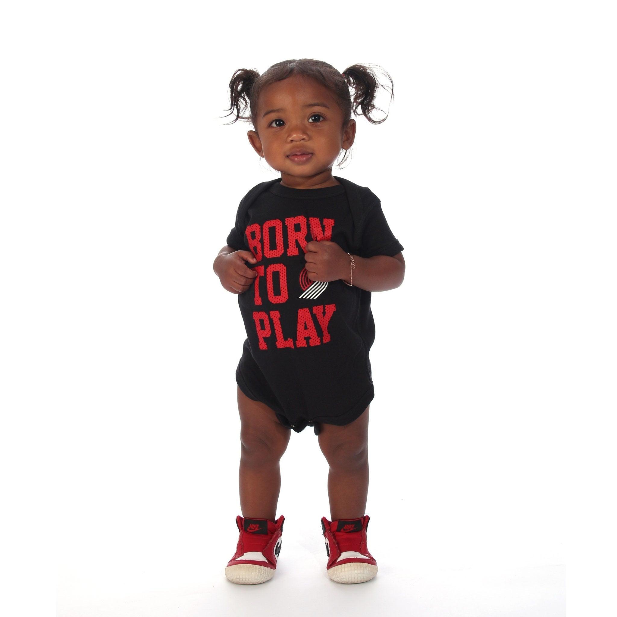 Portland Trail Blazers Born To Play Infant's Creeper - Rip City Clothing