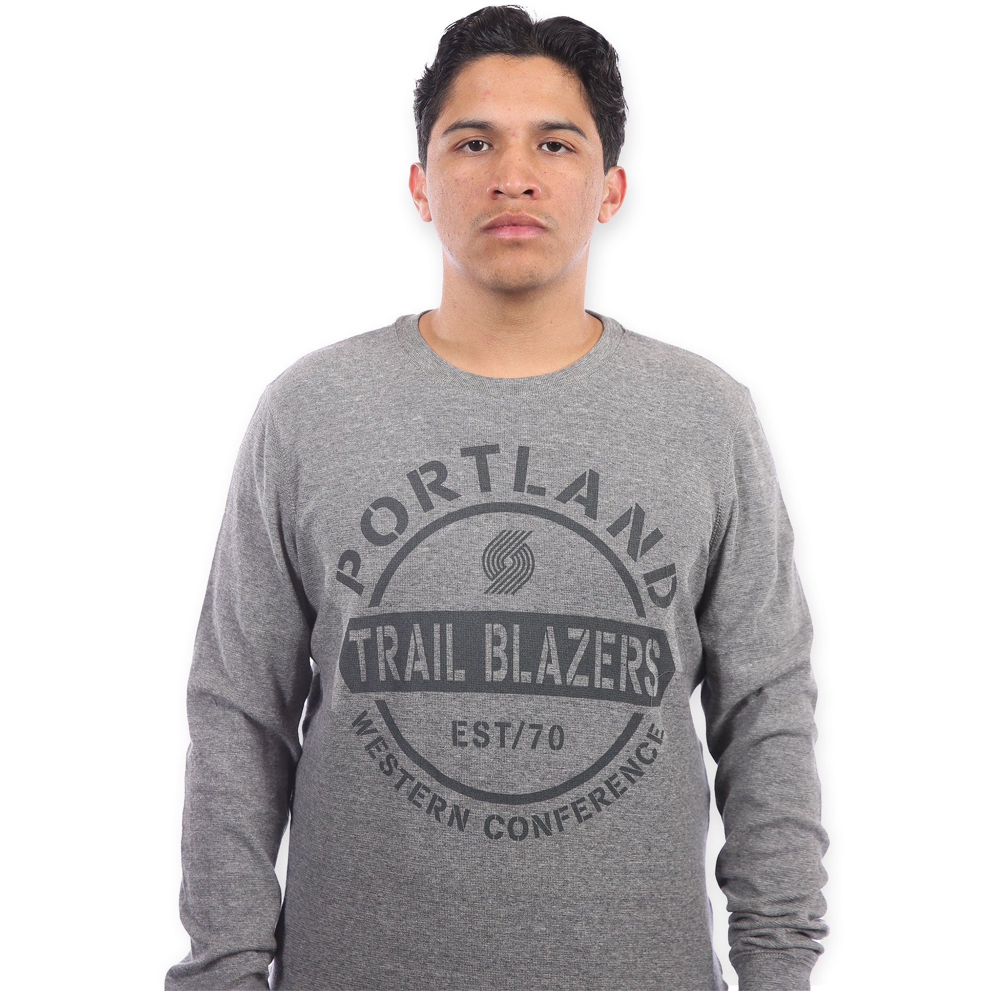 Portland Trail Blazers Bradley Thermal Long Sleeve T-Shirt