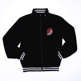 Portland Trail Blazers Breaking Ball Black Full Zip Sherpa Jacket - Rip City Clothing