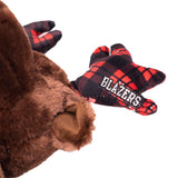 Portland Trail Blazers Flannel Moose Plush - Rip City Clothing