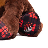 Portland Trail Blazers Flannel Moose Plush - Rip City Clothing