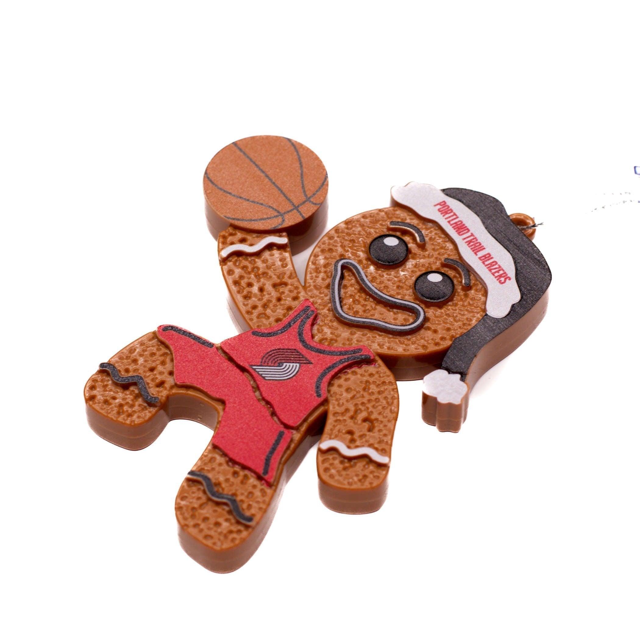 Portland Trail Blazers Gingerbread Ornament - Rip City Clothing