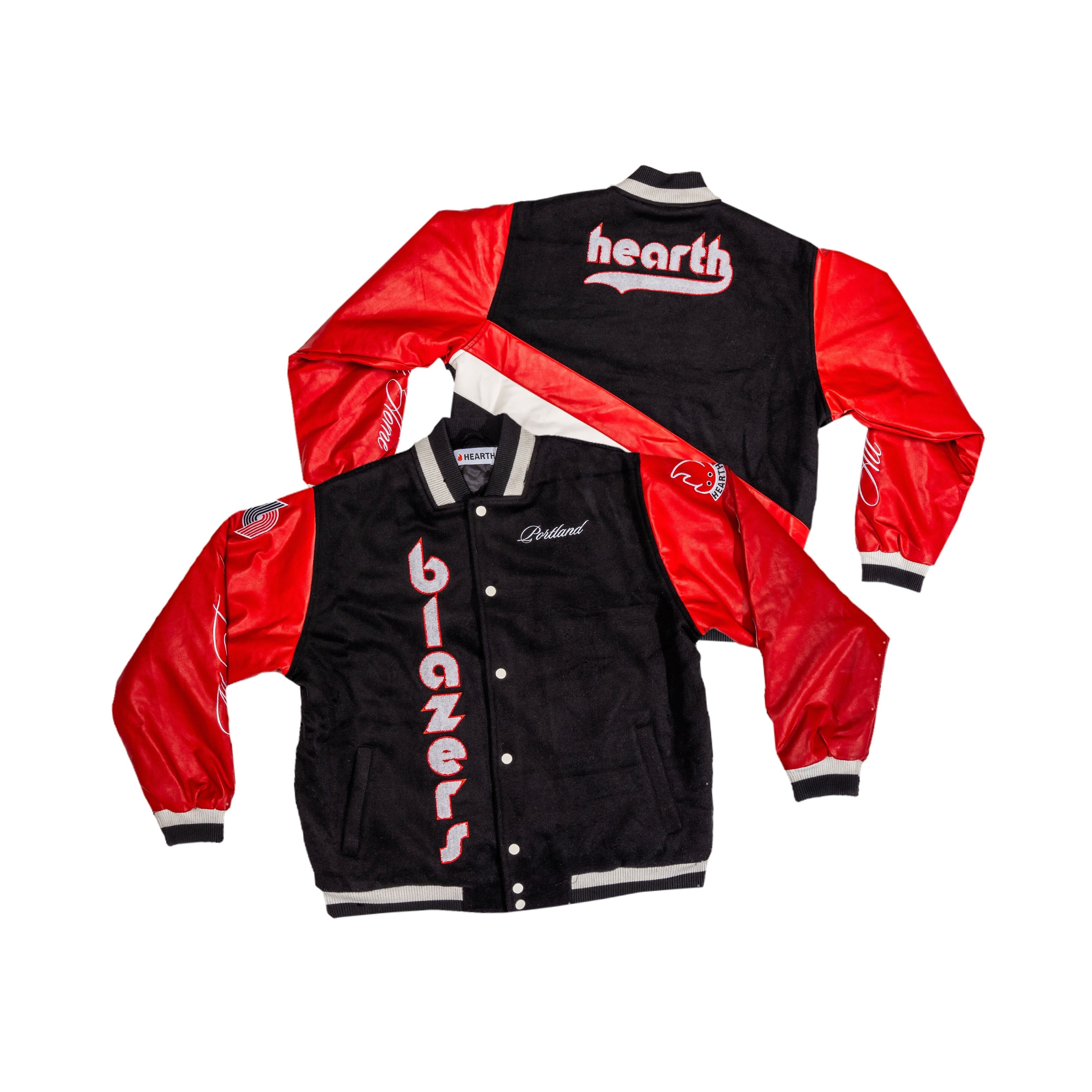 Portland Trail Blazers Hearth Varsity Jacket - S - 