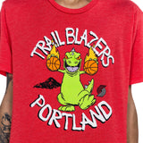 Portland Trail Blazers Homage Rugrats Red T-Shirt - Rip City Clothing