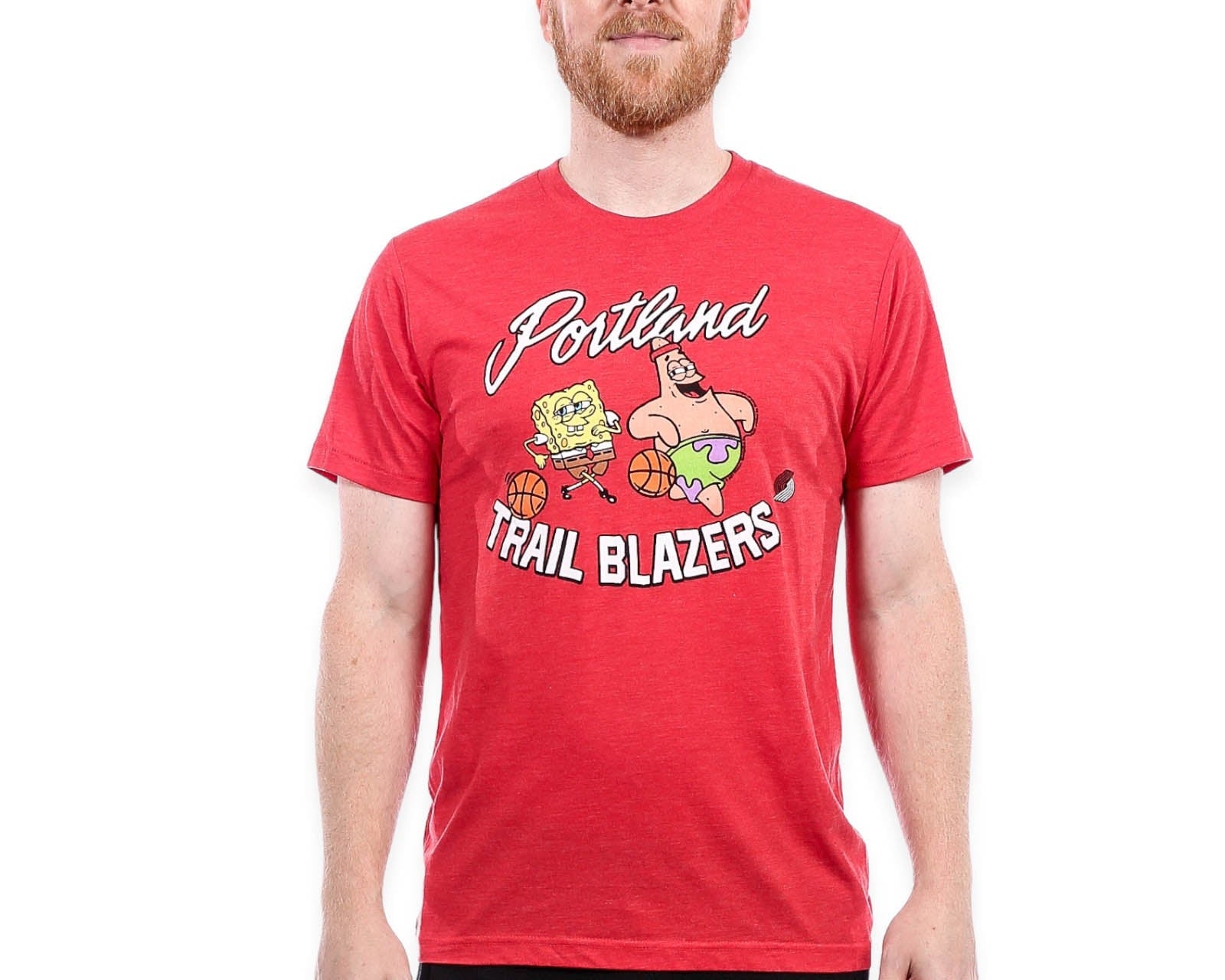 Portland Trail Blazers Homage Spongebob Red T-Shirt