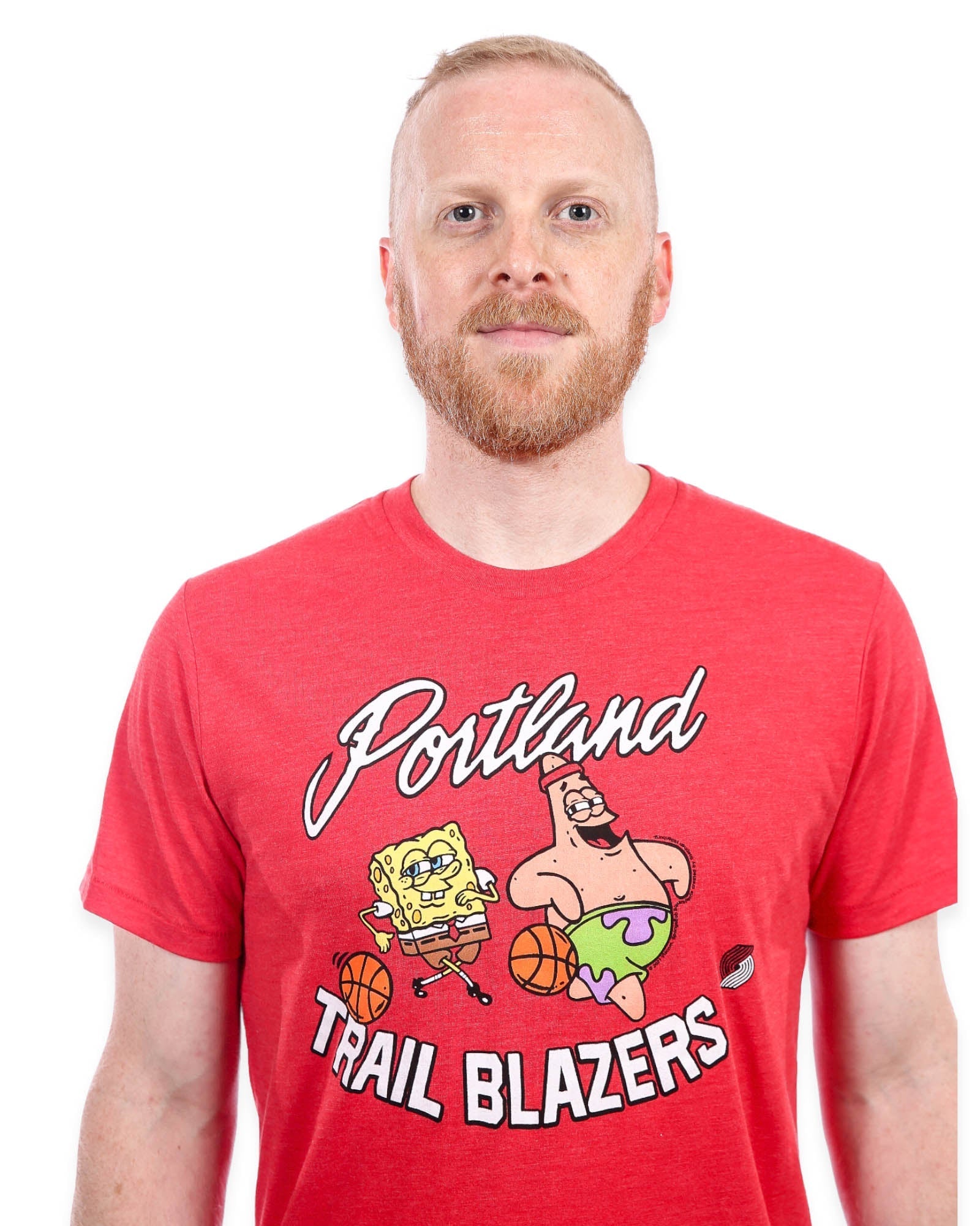 Portland Trail Blazers Homage Spongebob Red T-Shirt