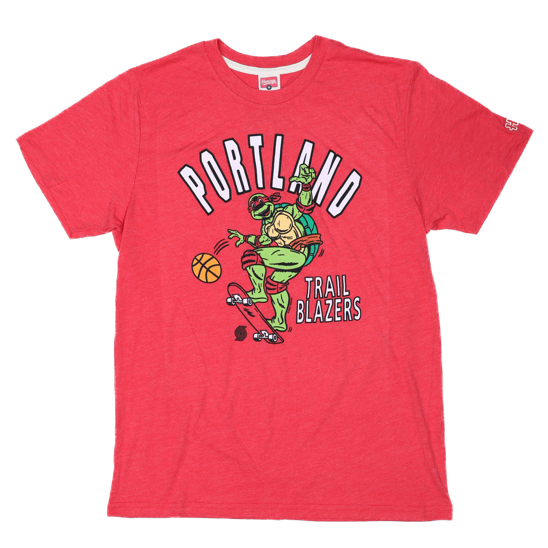 Homage Teenage Mutant Ninja Turtles Raphael Red Tee | Portland Trail ...