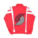 Portland Trail Blazers Impact Red Half Snap Pocket Jacket