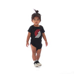 Portland Trail Blazers Infant's Pinwheel Logo Creeper - 3M - 