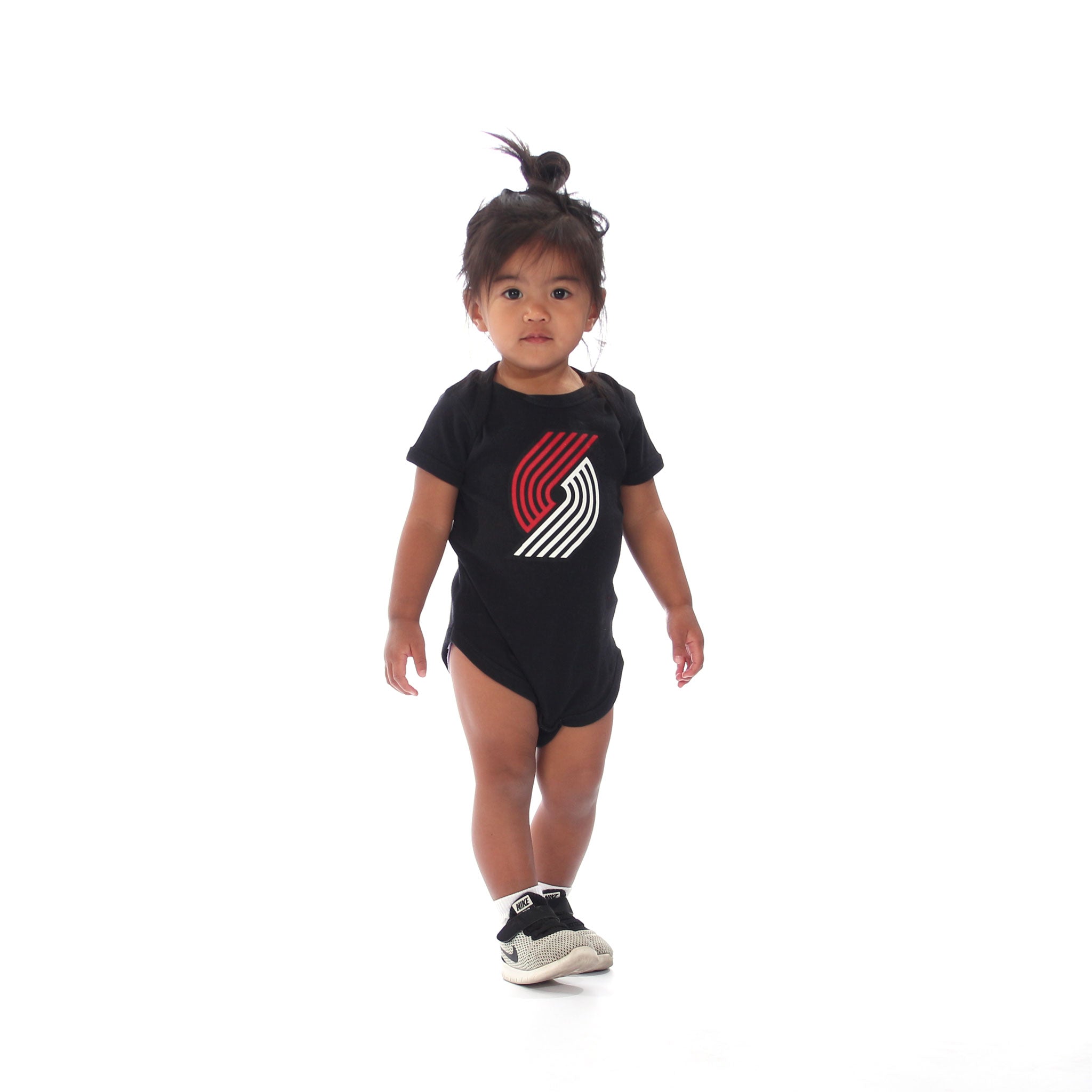 Portland Trail Blazers Infant's Pinwheel Logo Creeper - Rip City Clothing