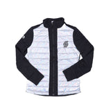 Portland Trail Blazers Levelwear Women's Silver & Black Nora Jacket - Rip City Clothing