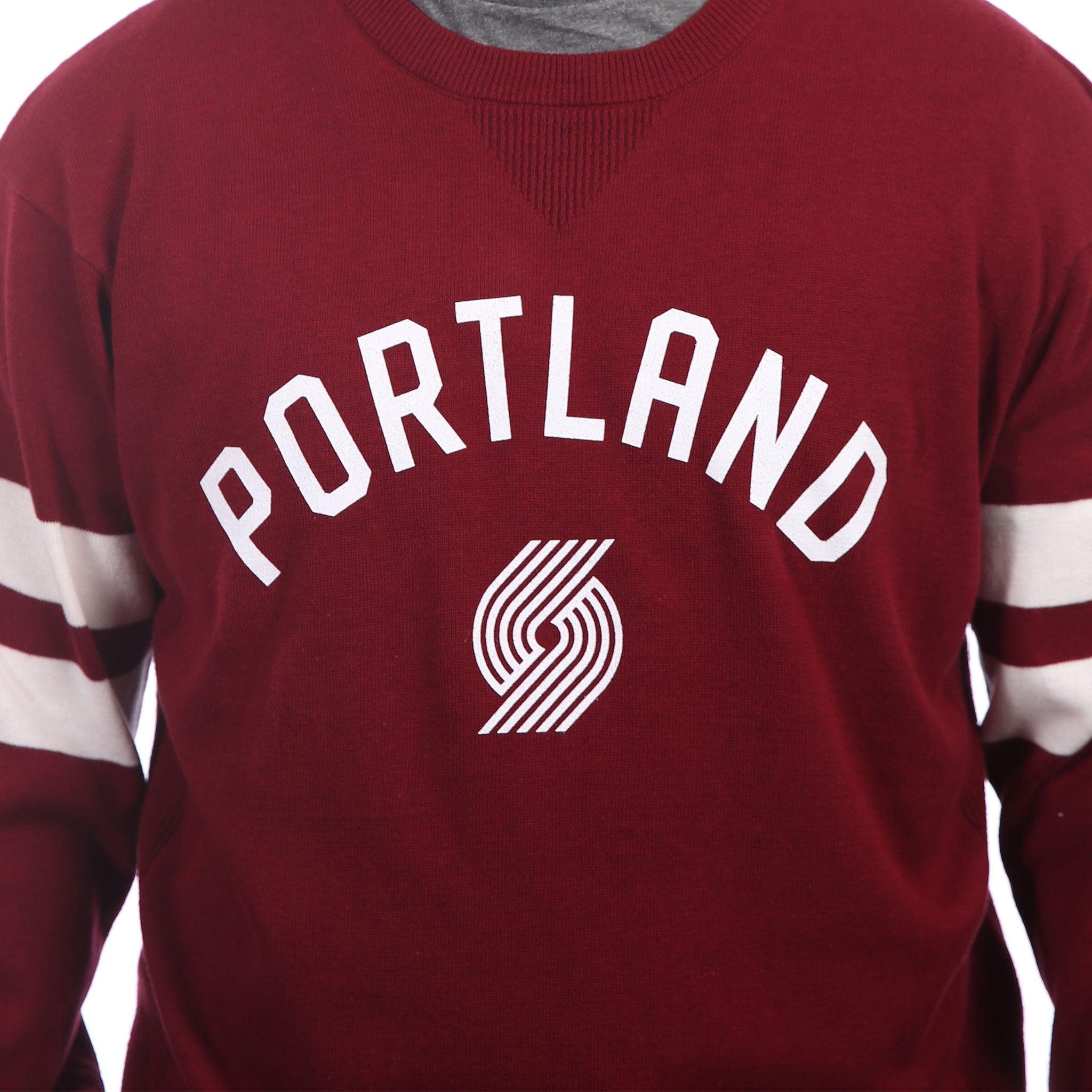 Portland Trail Blazers Maroon State Crew - S - 