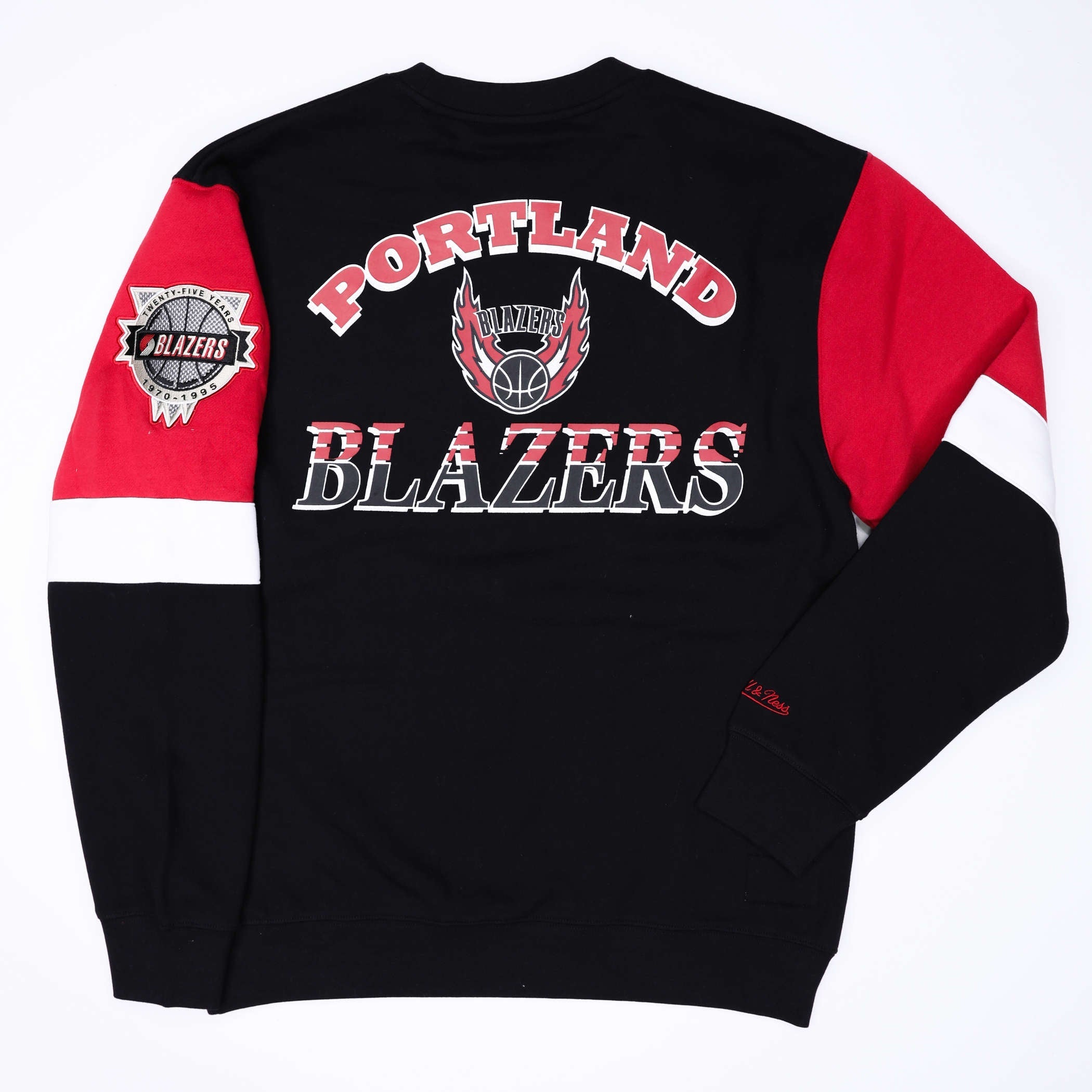 Portland Trail Blazers Mitchell & Ness All Over Crew 3.0 - S - 