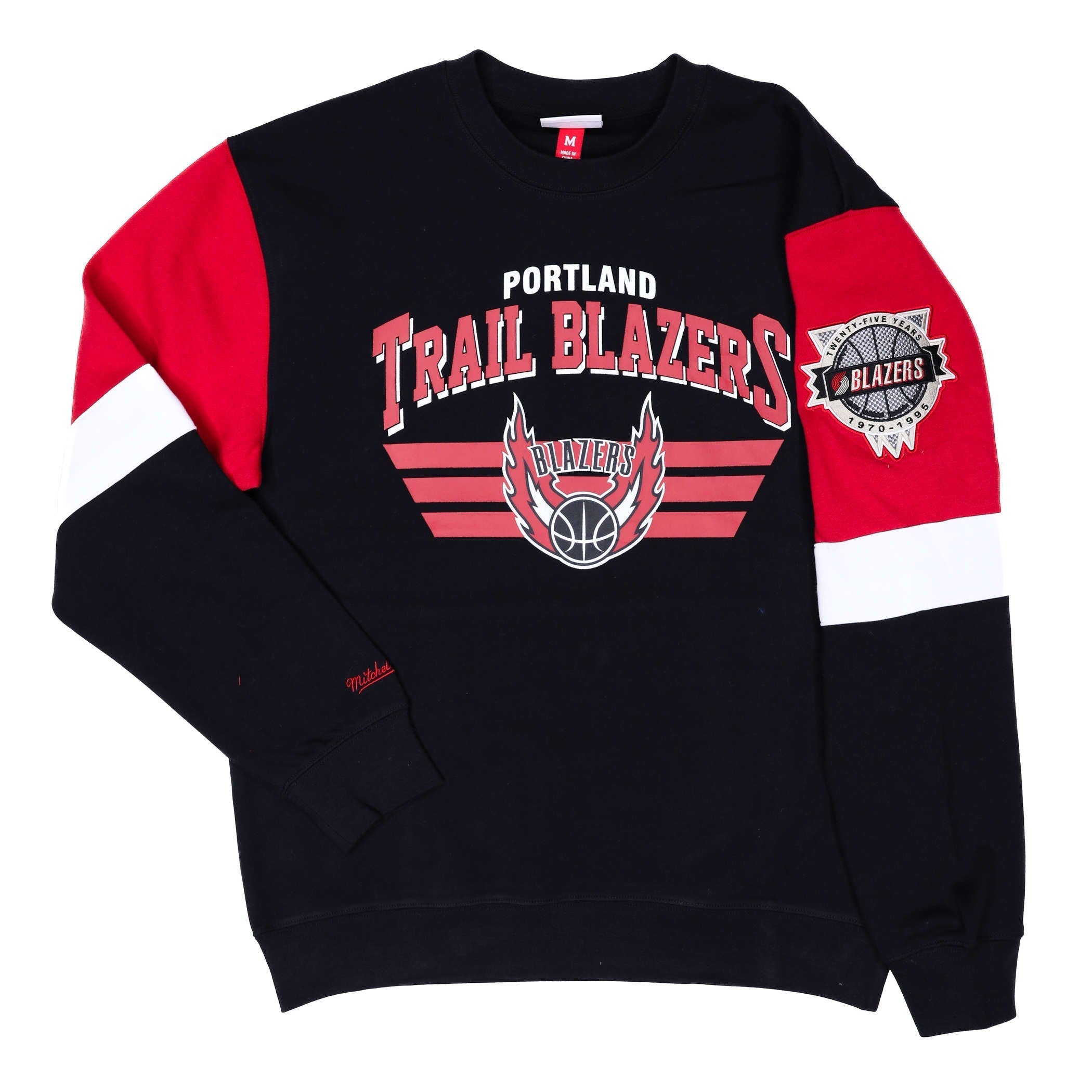 Portland Trail Blazers Mitchell & Ness All Over Crew 3.0 - S - 