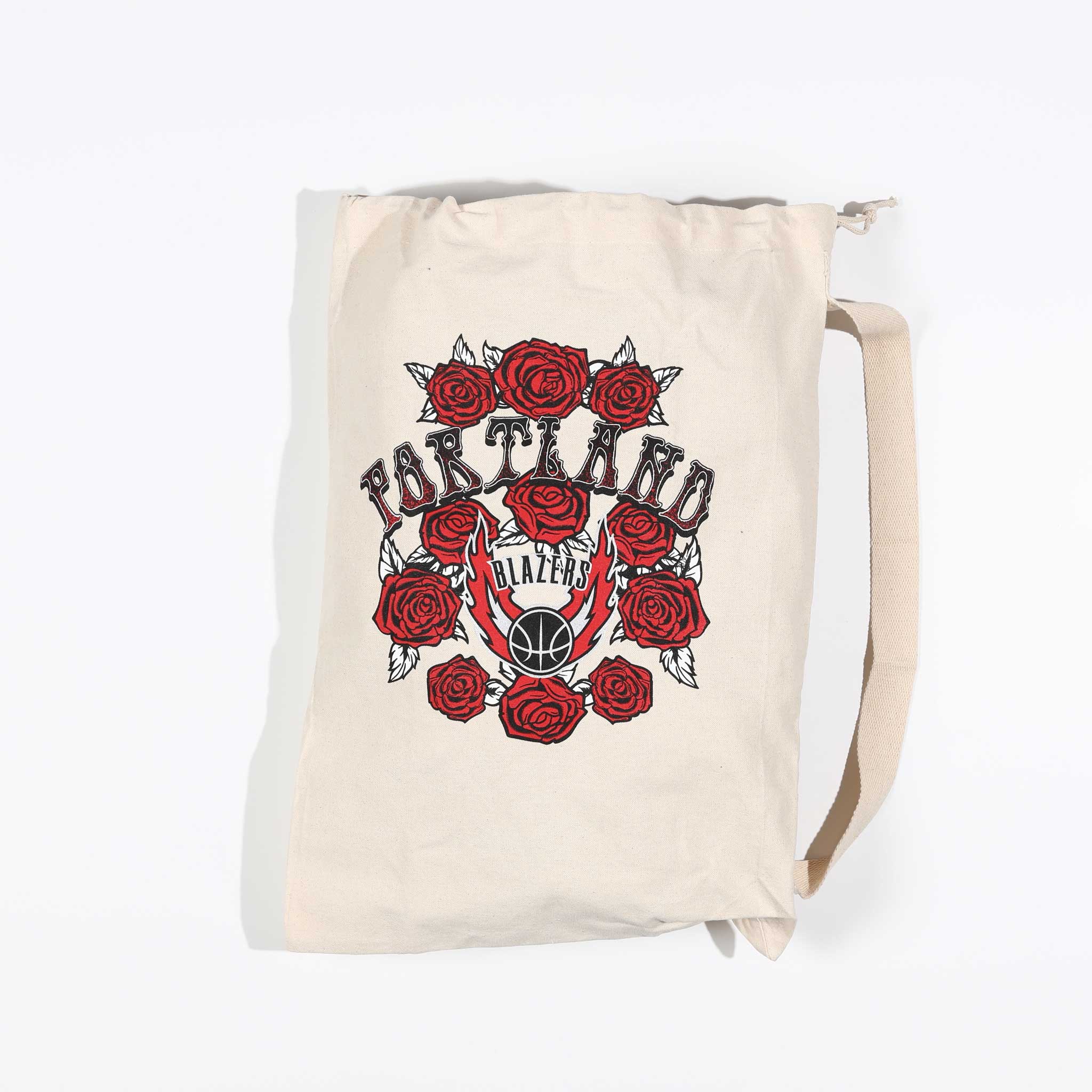 Portland Trail Blazers Mitchell & Ness Canvas Energy Psychedelic Tote Bag - 