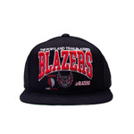 Portland Trail Blazers Mitchell & Ness Champ Stack Snapback - Rip City Clothing