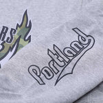 Portland Trail Blazers Mitchell & Ness Ghost Camo Gray Hoodie