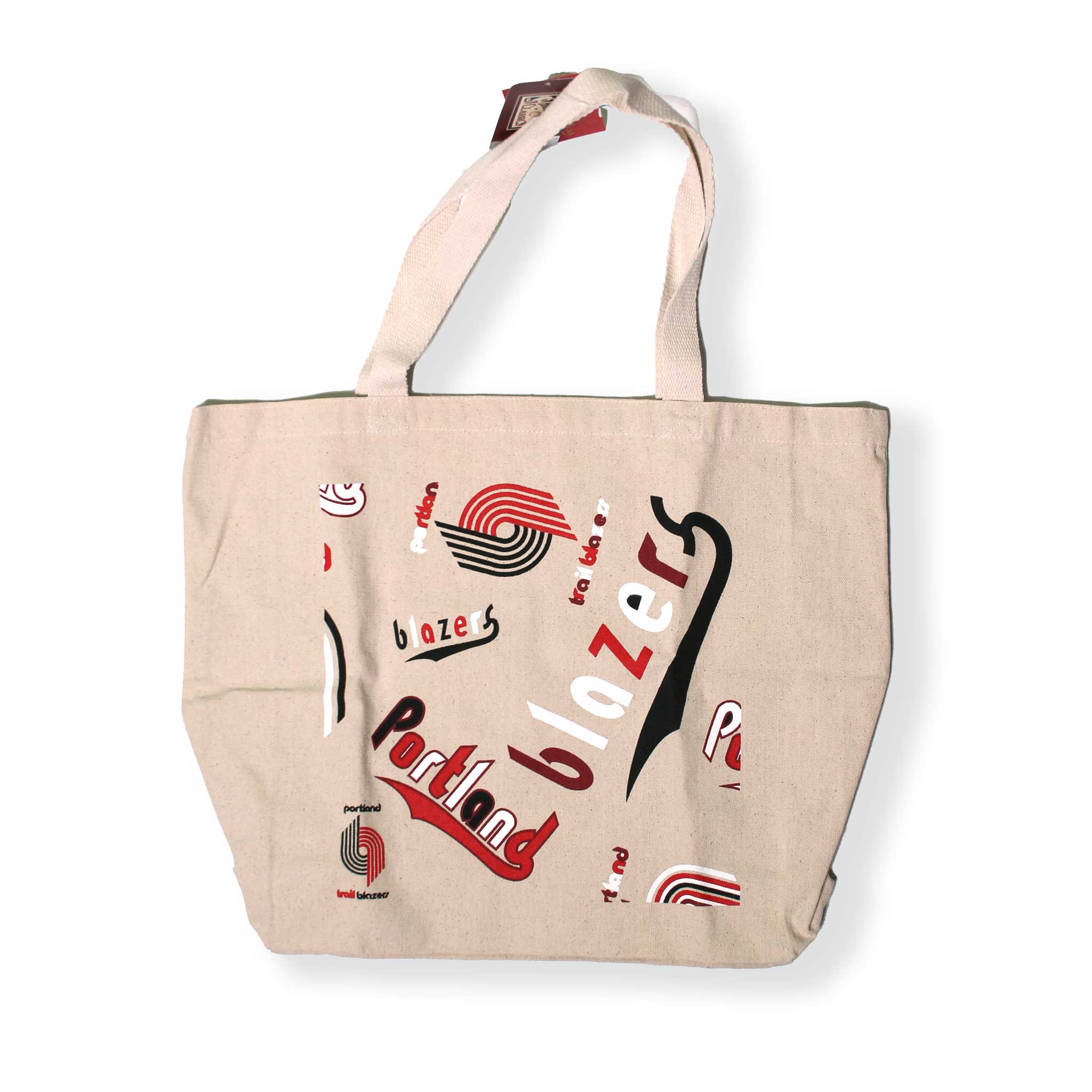 Portland Trail Blazers Mitchell & Ness Retro Team Logo Canvas Tote - 