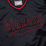 Portland Trail Blazers Mitchell & Ness Sideline Satin Pullover - XS - 