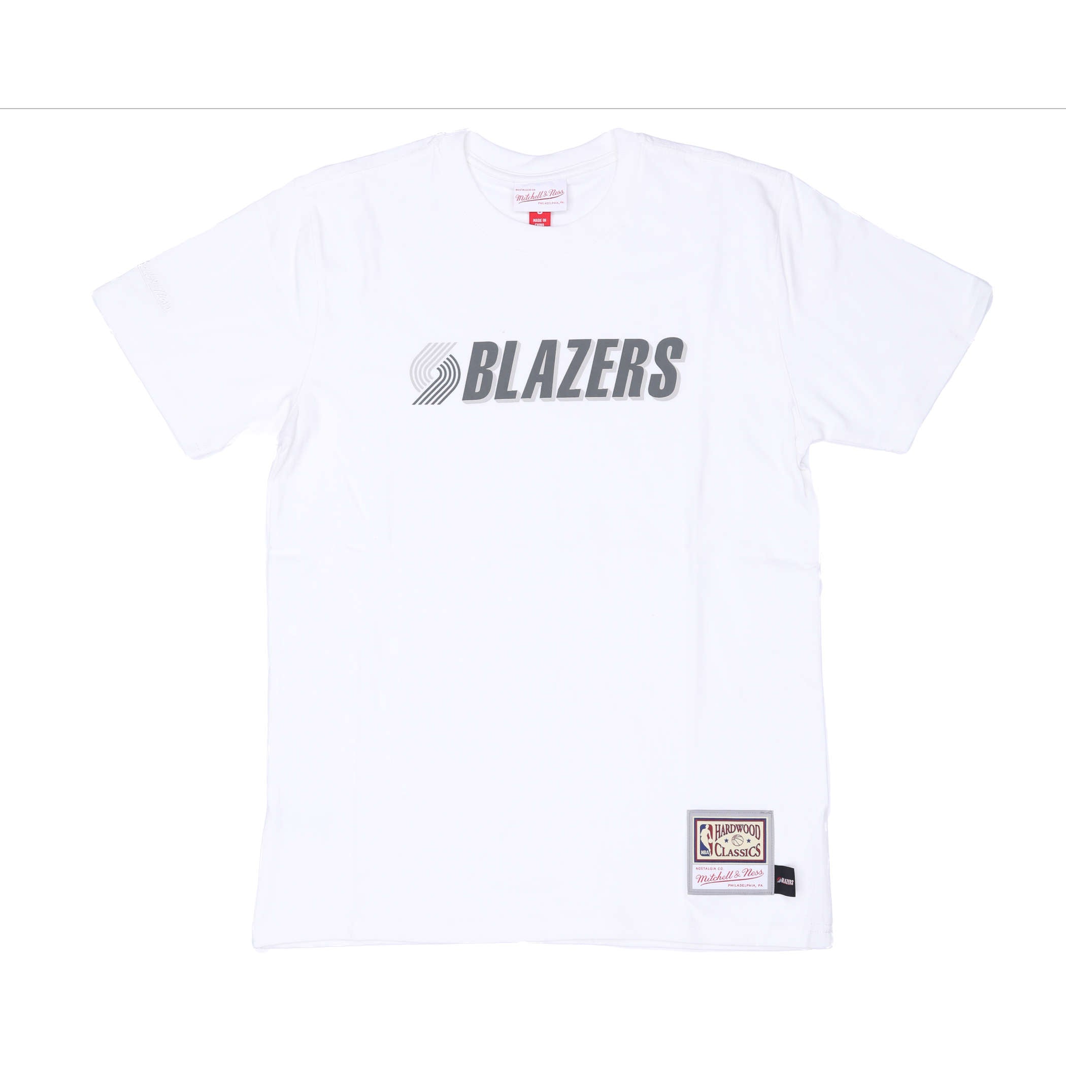 Portland Trail Blazers Mitchell & Ness Tonal Retro Cream Tee - XS - 