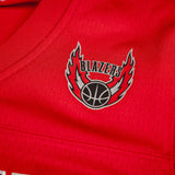 Portland Trail Blazers Mitchell & Ness Women's Red Retro Drexler Tee - Rip City Clothing