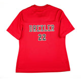 Portland Trail Blazers Mitchell & Ness Women's Red Retro Drexler Tee - Rip City Clothing