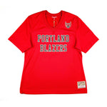 Portland Trail Blazers Mitchell & Ness Women's Red Retro Drexler Tee