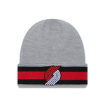 Portland Trail Blazers New Era Banded Knit Beanie - OSFA - 