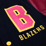 Portland Trail Blazers New Era Bold Color Pop Varsity Jacket