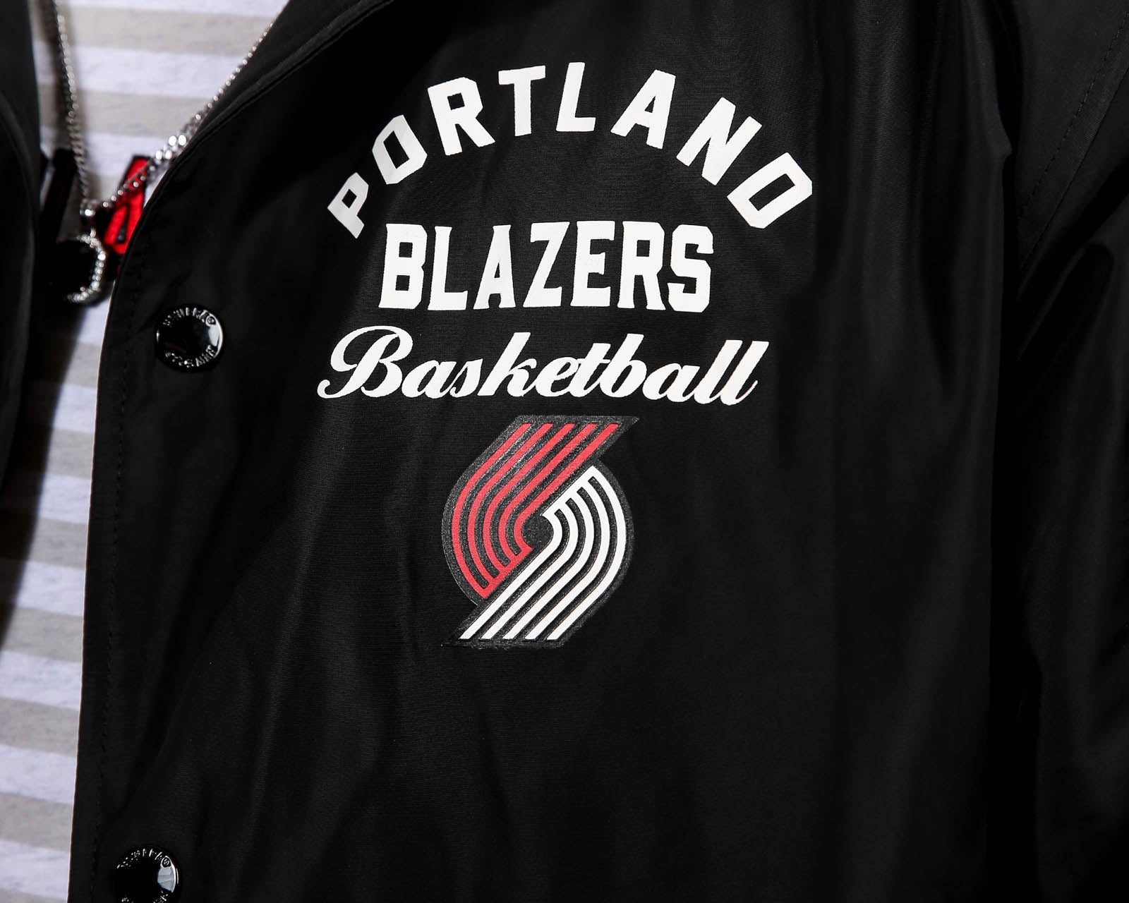 Portland Trail Blazers New Era Button Up Jacket