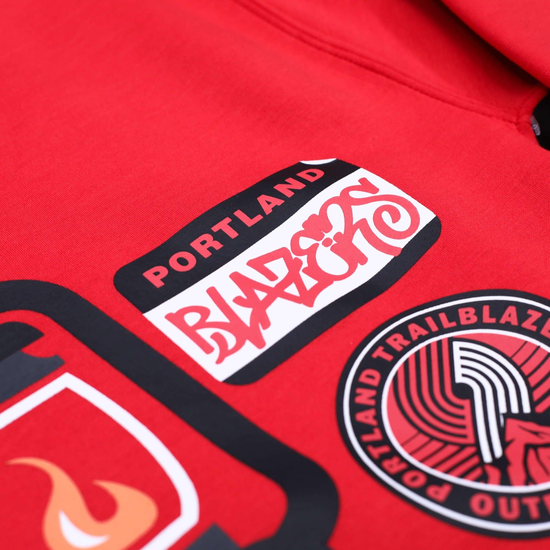 Portland Trail Blazers New Era Camping Essentials Red Crew - Rip City Clothing