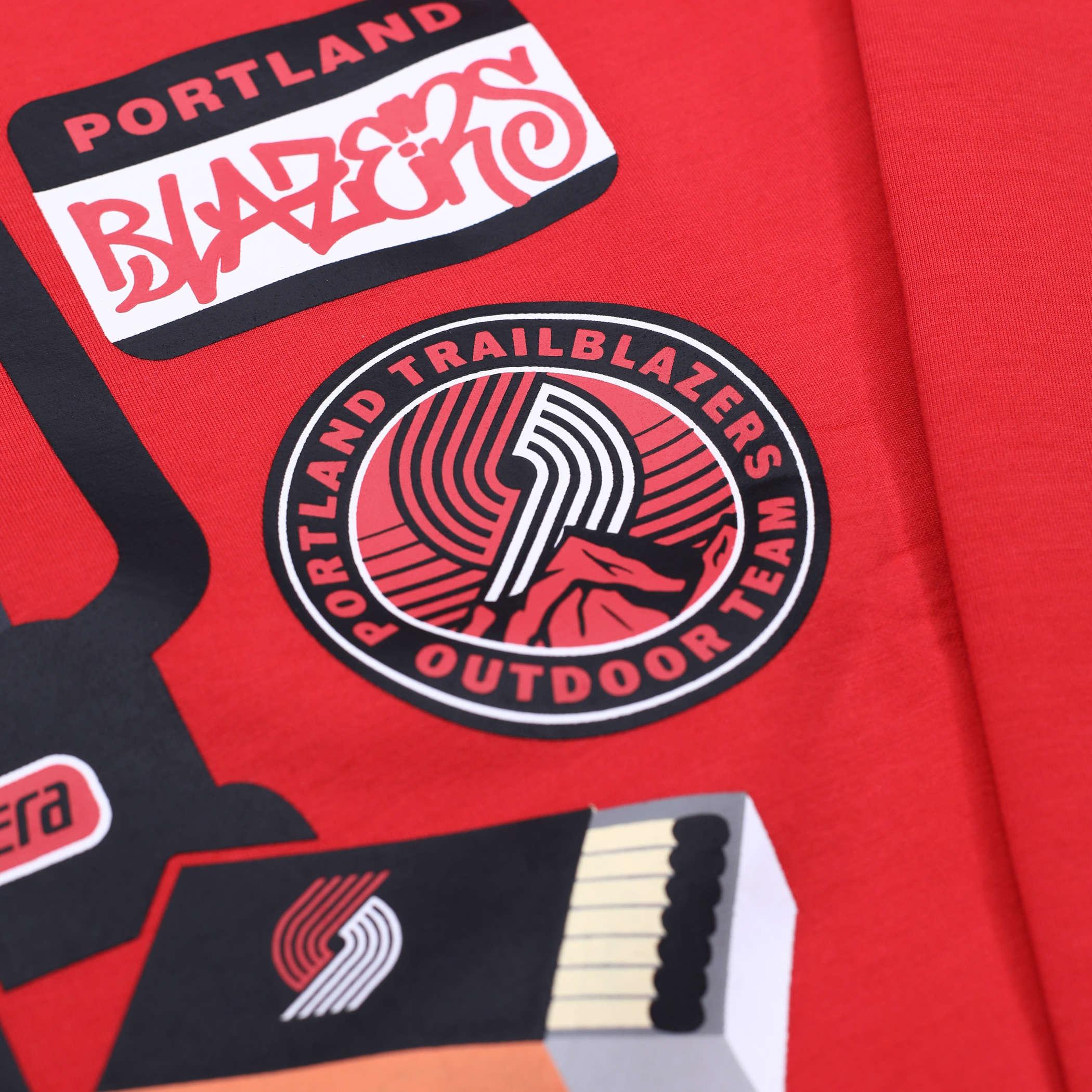 Portland Trail Blazers New Era Camping Essentials Red Crew - Rip City Clothing