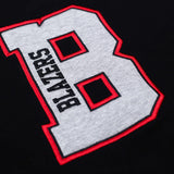 Portland Trail Blazers New Era Color Blocked Logo Letter Sweatshirt - Rip City Clothing