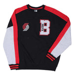 Portland Trail Blazers New Era Color Blocked Logo Letter Sweatshirt - Rip City Clothing