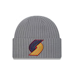 Portland Trail Blazers New Era Color Pop Logo Gray Knit - OSFM - 