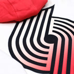 Portland Trail Blazers New Era Colorpack Gradient Wordmark Hoodie - S - 