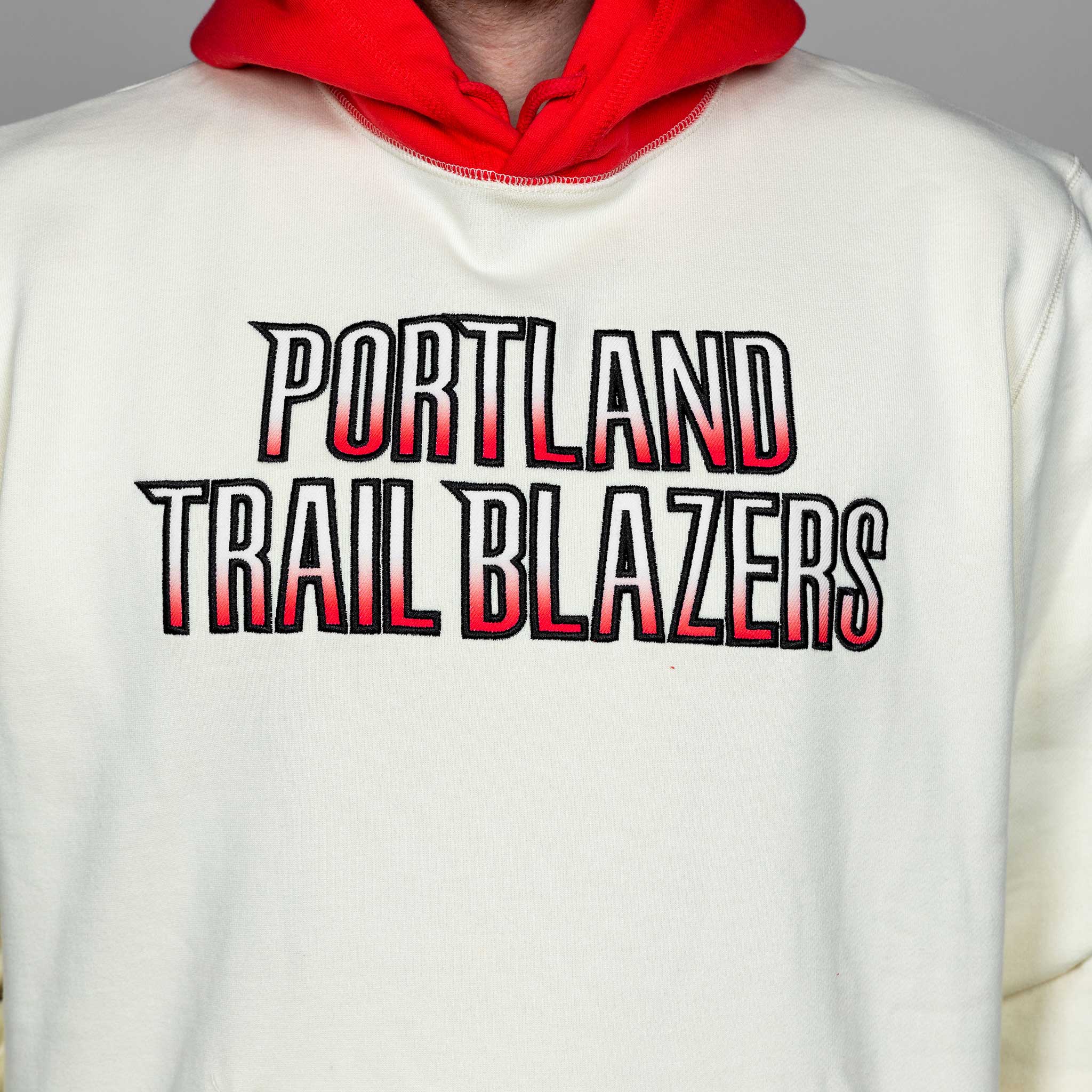 Portland Trail Blazers New Era Colorpack Gradient Wordmark Hoodie
