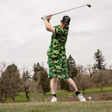 Portland Trail Blazers New Era Golf Camo Shorts - S - 