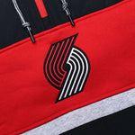 Portland Trail Blazers New Era Logo Quarterzip Hoodie - S - 