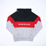 Portland Trail Blazers New Era Logo Quarterzip Hoodie - S - 