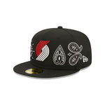 Portland Trail Blazers New Era Paisley Fitted Hat