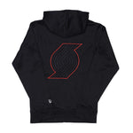 Portland Trail Blazers New Era Red Line Full Zip Hoodie