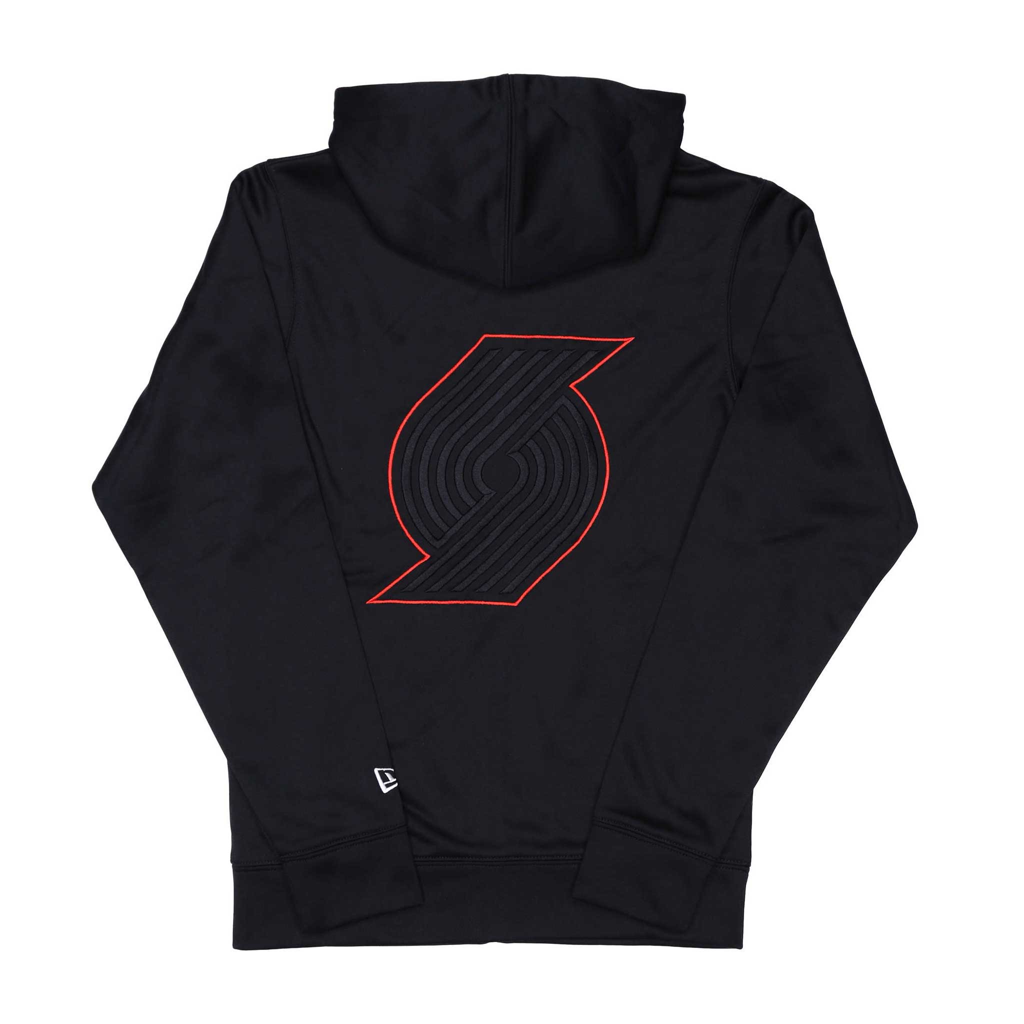Portland Trail Blazers New Era Red Line Full Zip Hoodie
