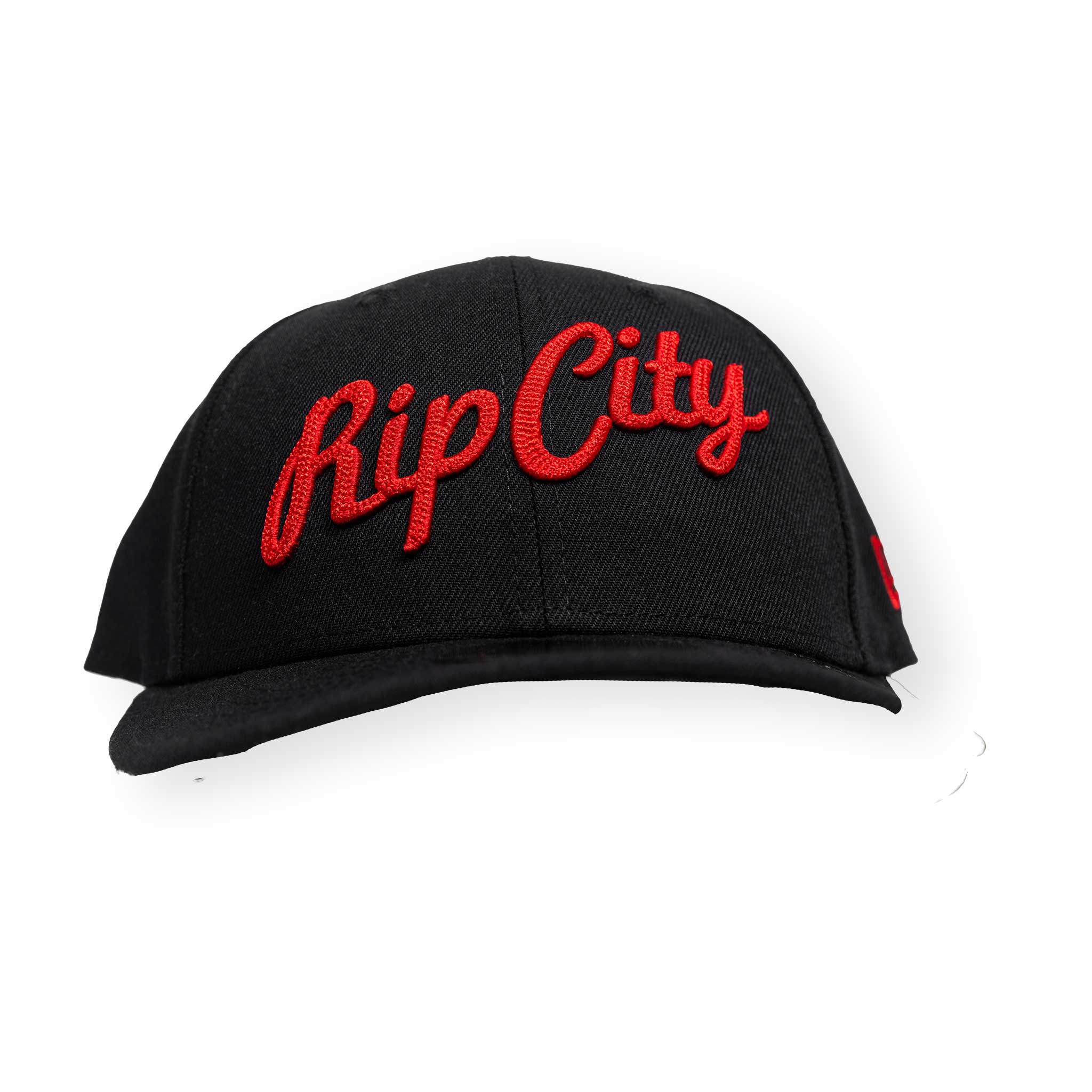 Portland Trail Blazers New Era Rip City Cursive Fitted Cap - 6 7/8 - 