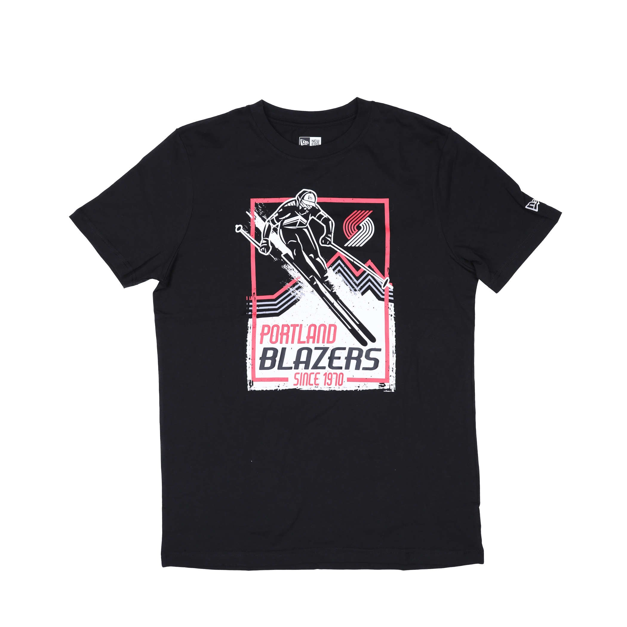 Portland Trail Blazers New Era Ski Tee - S - 